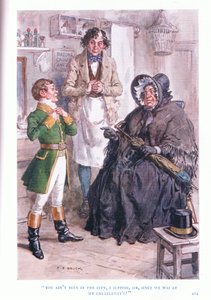 Du har inte varit i staden, antar jag, sir, sedan vi var hos Mr Chuzzlewit. av Charles Edmund Brock